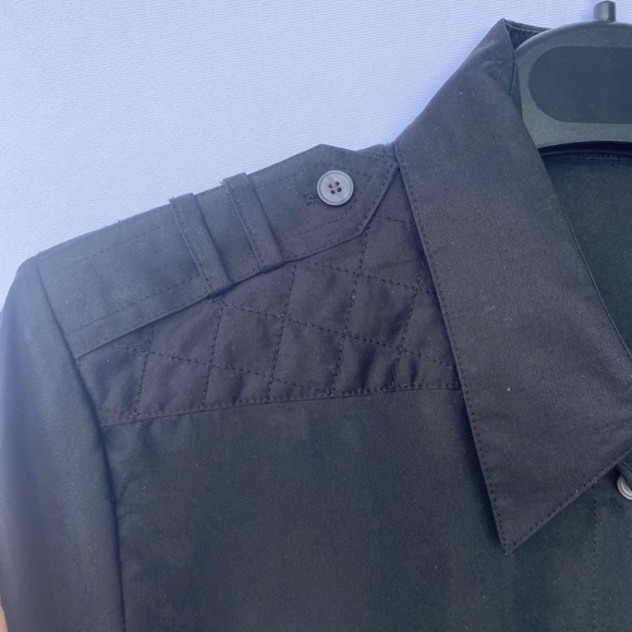 LAMB by Gwen Stefany Military silk shirt S - Picture 3 of 8